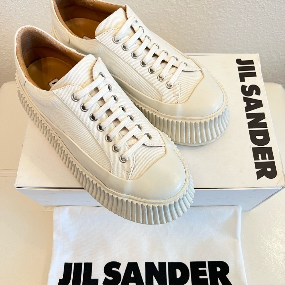 Jil Sander Canvas Woman’s Sneakers 39 EU